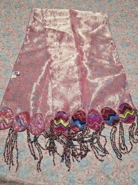 katherine's Collection Pink Table Runner 
With Sequins